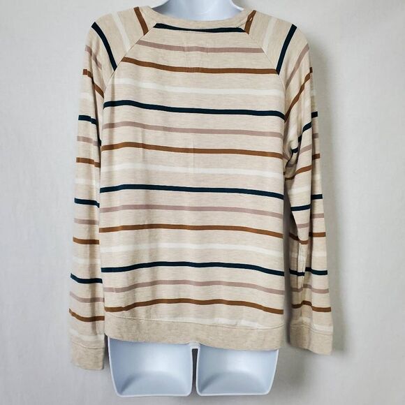 Thread & Supply Striped Long Sleeve Top Small - Picture 4 of 7